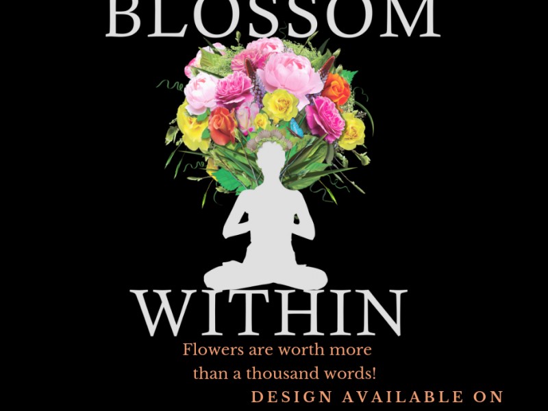 Blossom Within – Inspirational Yoga Meditation T-shirt