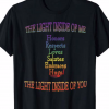 Namaste THE LIGHT INSIDE OF ME Yoga T-shirt