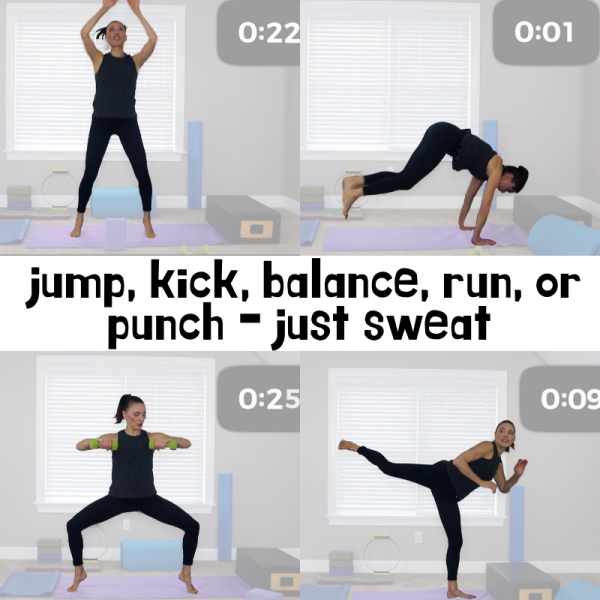 Full Body Fusion Fitness Kickboxing Pilates HIIT intervals PART 1 and 2 Body Illumination